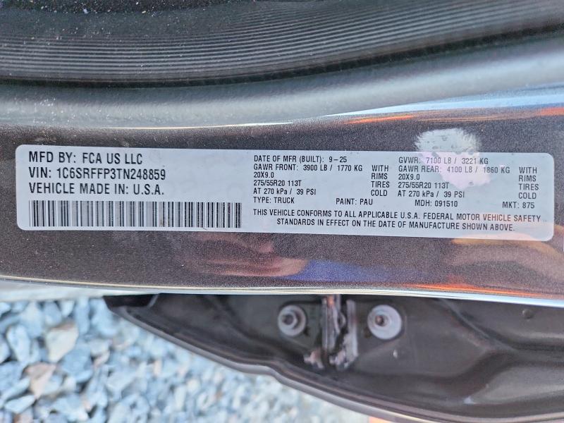 Auction sale of the 2026 Ram 1500, vin: 1C6SRFFP3TN248859, lot number: 54964736