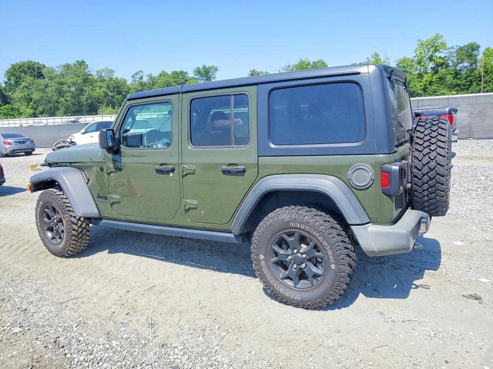 Продажа на аукционе авто 2021 Jeep Wrangler Unlimited, vin: 1C4HJXDGXMW593630, номер лота: 54139066