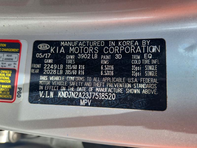 Aukcja sprzedaży 2018 Kia Soul, vin: KNDJN2A23J7518520, numer aukcji: 53450526