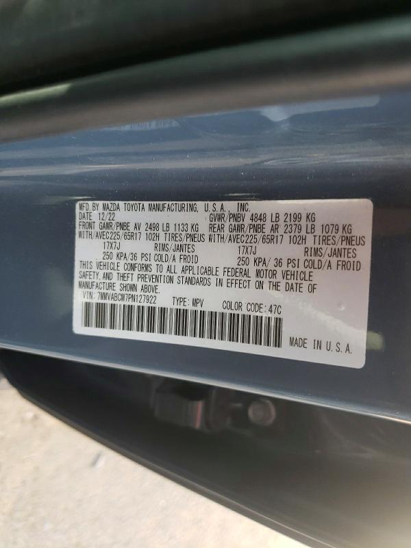 Aukcja sprzedaży 2023 Mazda Cx-50, vin: 7MMVABCM7PN127922, numer aukcji: 52129316