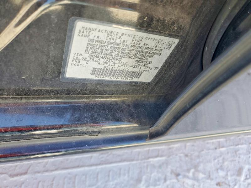 2013 Nissan Sentra მანქანა იყიდება აუქციონზე, vin: 3N1AB7AP2DL782610, აუქციონის ნომერი: 53970136