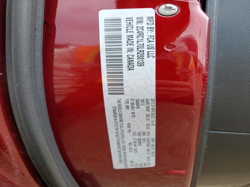 Продаж на аукціоні авто 2020 Chrysler Pacifica, vin: 2C4RC1L70LR288139, номер лоту: 53246786
