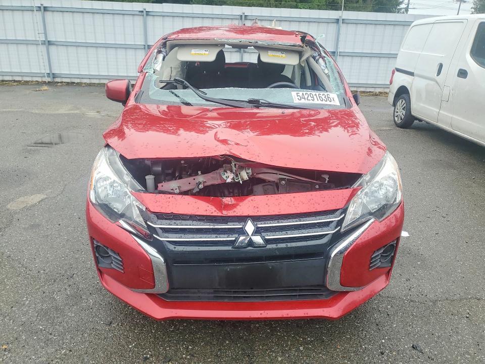 2021 Mitsubishi Mirage მანქანა იყიდება აუქციონზე, vin: ML32AUHJ9MH014161, აუქციონის ნომერი: 54291636