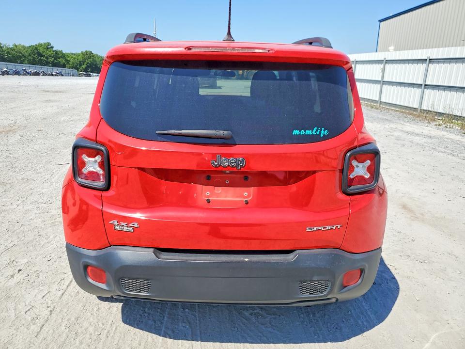 2017 Jeep Renegade მანქანა იყიდება აუქციონზე, vin: ZACCJBAB8HPE87783, აუქციონის ნომერი: 54057736