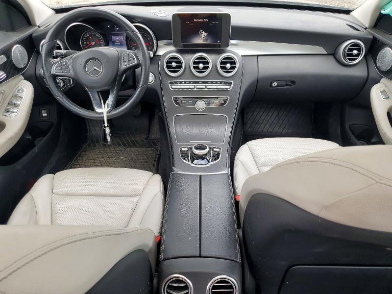 53785536 :رقم المزاد ، 55SWF4KB1HU196296 vin ، 2017 Mercedes-benz C مزاد بيع