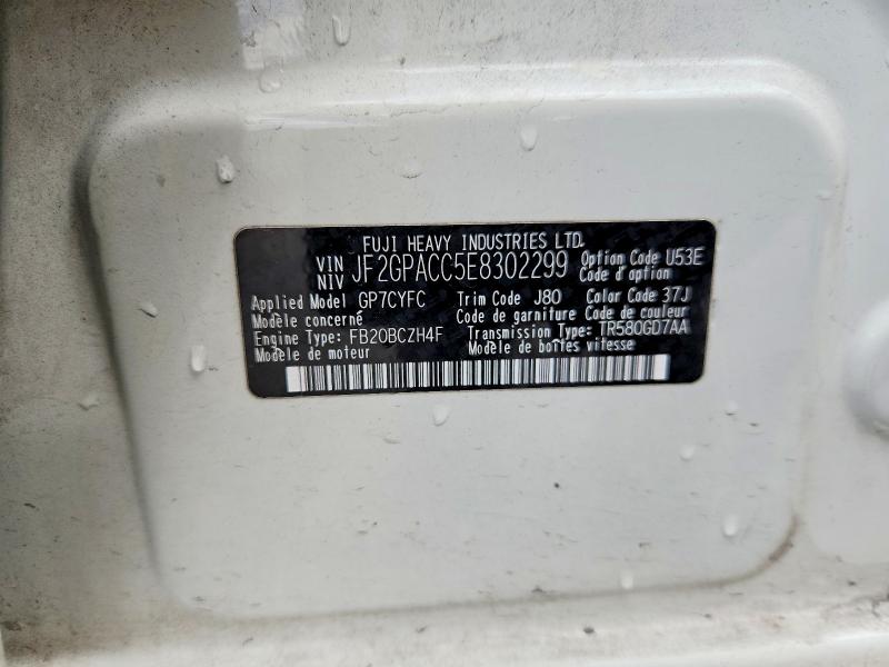 Продаж на аукціоні авто 2014 Subaru Xv Crosstrek, vin: JF2GPACC5E8302299, номер лоту: 54463546