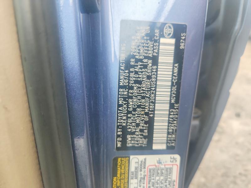 Aukcja sprzedaży 2004 Toyota Camry, vin: 4T1BF30K24U589346, numer aukcji: 55139206