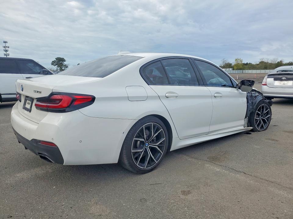 52880736 :رقم المزاد ، WBA53BH09MWW96029 vin ، 2021 Bmw 530 مزاد بيع