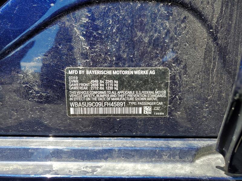 Aukcja sprzedaży 2020 Bmw M340xi, vin: WBA5U9C09LFH45891, numer aukcji: 51785846