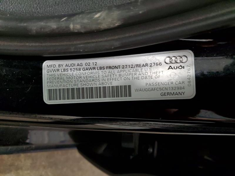 Aukcja sprzedaży 2012 Audi A6, vin: WAUGGAFC5CN132984, numer aukcji: 54477306