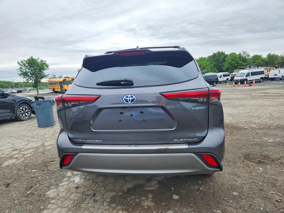 53665166 :رقم المزاد ، 5TDEBRCH6PS596986 vin ، 2023 Toyota Highlander Hybrid مزاد بيع