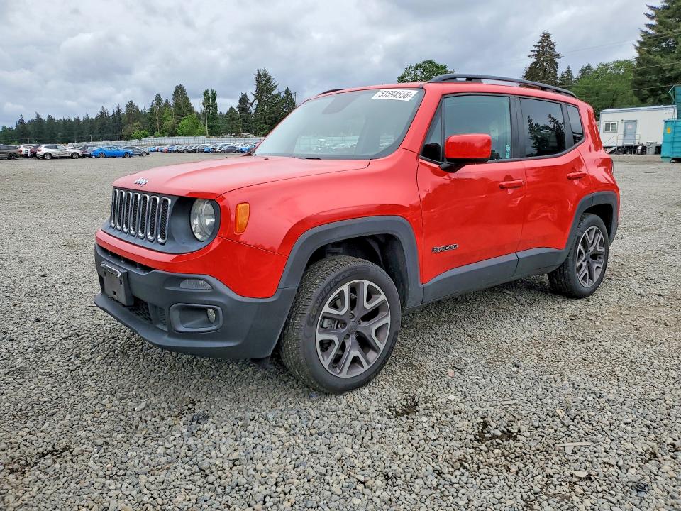 53594556 :رقم المزاد ، ZACCJBBT9FPB27295 vin ، 2015 Jeep Renegade مزاد بيع
