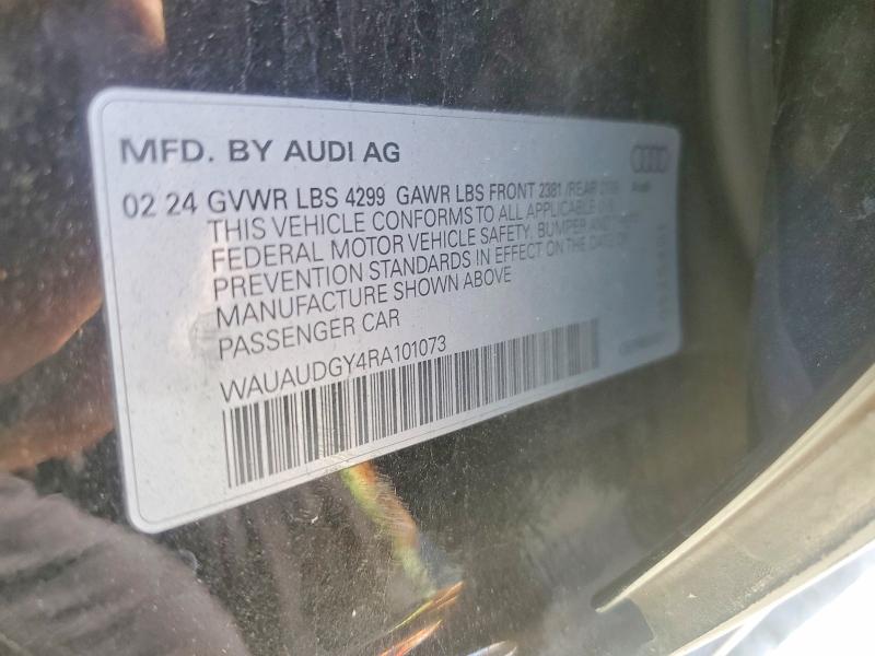 Продаж на аукціоні авто 2024 Audi A3, vin: WAUAUDGY4RA101073, номер лоту: 53250116