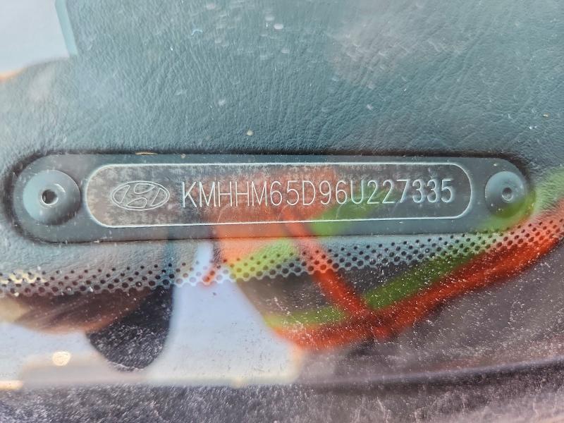 52696856 :رقم المزاد ، KMHHM65D96U227335 vin ، 2006 Hyundai Tiburon مزاد بيع