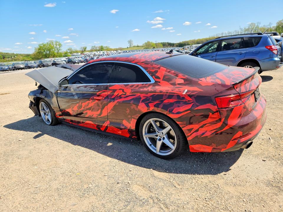 2018 Audi A5 მანქანა იყიდება აუქციონზე, vin: WAUTNAF58JA005575, აუქციონის ნომერი: 52955576