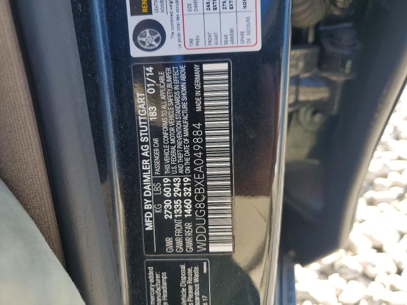 Продажа на аукционе авто 2014 Mercedes-benz S, vin: WDDUG8CBXEA049884, номер лота: 52031236
