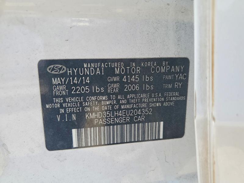 Продажа на аукционе авто 2014 Hyundai Elantra Gt, vin: KMHD35LH4EU204352, номер лота: 54022226