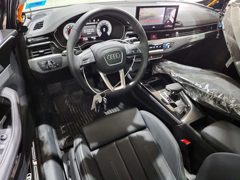 2023 Audi A4 მანქანა იყიდება აუქციონზე, vin: WAUEAAF45PN021875, აუქციონის ნომერი: 54493196