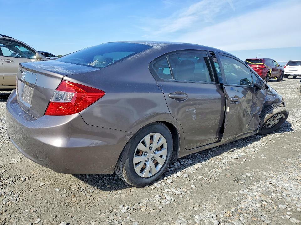 2012 Honda Civic მანქანა იყიდება აუქციონზე, vin: 2HGFB2F51CH556080, აუქციონის ნომერი: 54416896
