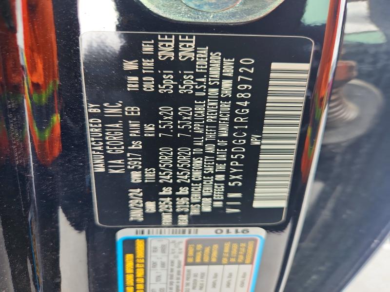 Aukcja sprzedaży 2024 Kia Telluride, vin: 5XYP5DGC1RG489720, numer aukcji: 53534626