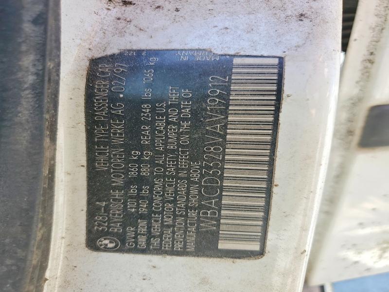 Продаж на аукціоні авто 1997 Bmw 328, vin: WBACD3328VAV19912, номер лоту: 51829936