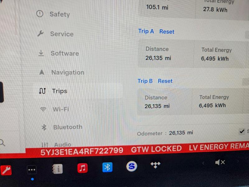 51661456 :رقم المزاد ، 5YJ3E1EA4RF722799 vin ، 2024 Tesla Model 3 مزاد بيع