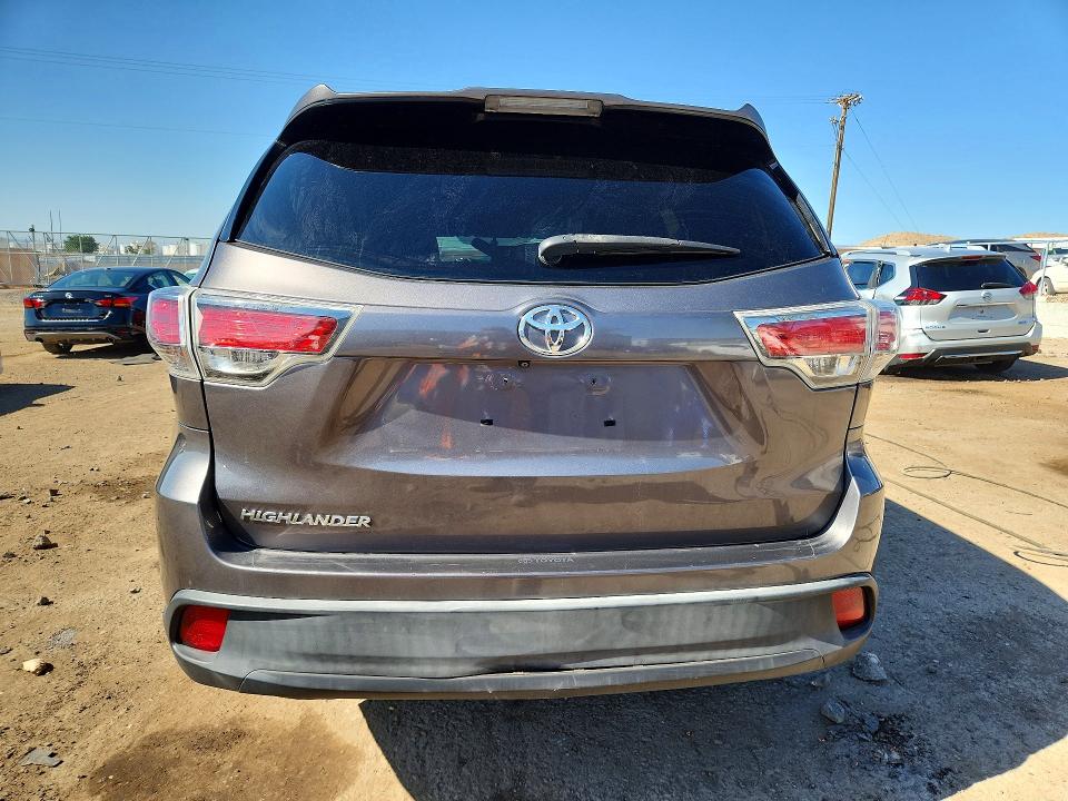 Aukcja sprzedaży 2016 Toyota Highlander, vin: 5TDZKRFH4GS128543, numer aukcji: 53101766