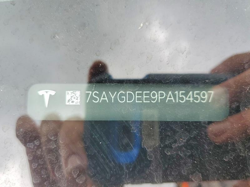 2023 Tesla Model Y მანქანა იყიდება აუქციონზე, vin: 7SAYGDEE9PA154597, აუქციონის ნომერი: 54452906