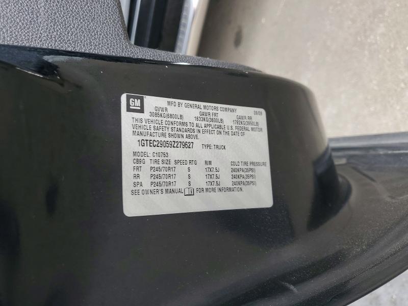 Aukcja sprzedaży 2009 Gmc Sierra, vin: 1GTEC29059Z279627, numer aukcji: 53609746