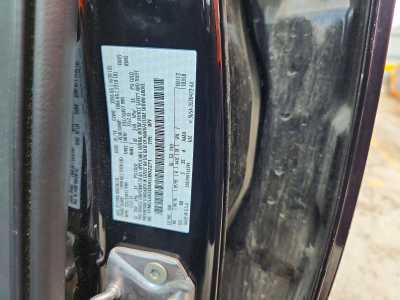 Продаж на аукціоні авто 2019 Ford Escape, vin: 1FMCU0GD0KUB02271, номер лоту: 52809076