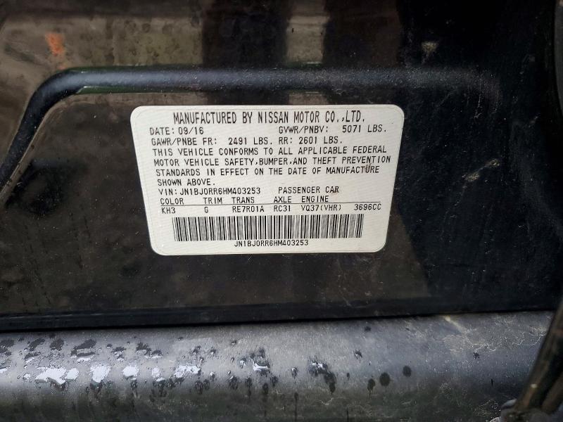 Aukcja sprzedaży 2017 Infiniti Qx50, vin: JN1BJ0RR6HM403253, numer aukcji: 54198526