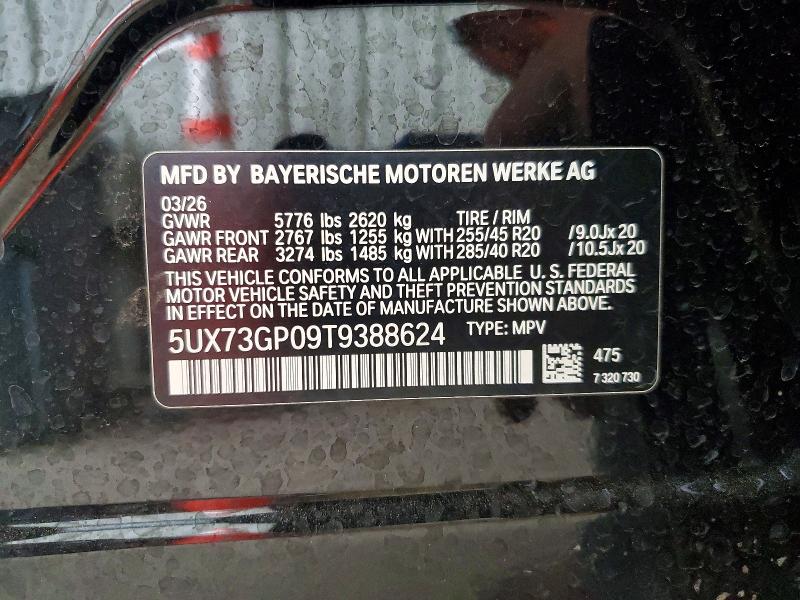 Продажа на аукционе авто 2026 Bmw X3, vin: 5UX73GP09T9388624, номер лота: 53988516