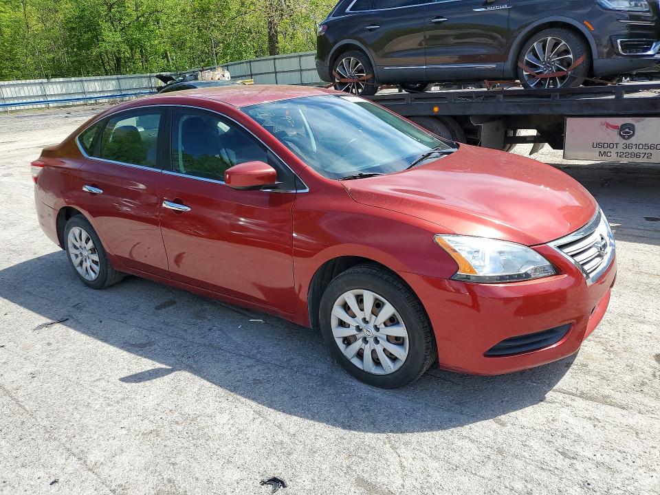 53357486 :رقم المزاد ، 3N1AB7AP3FL638390 vin ، 2015 Nissan Sentra مزاد بيع