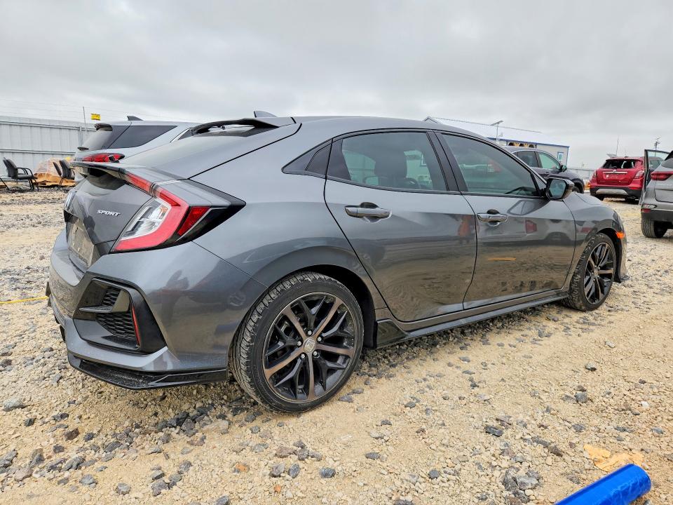 54117766 :رقم المزاد ، SHHFK7H40MU231524 vin ، 2021 Honda Civic مزاد بيع
