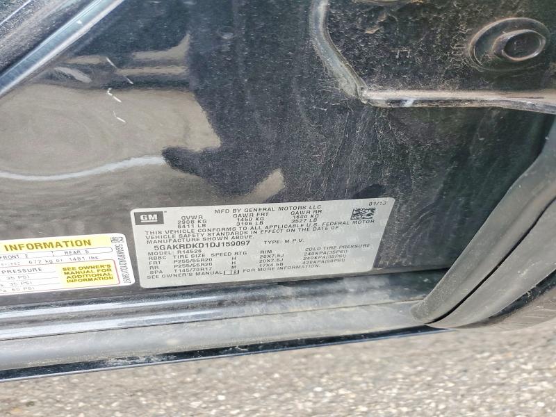 Aukcja sprzedaży 2013 Buick Enclave, vin: 5GAKRDKD1DJ159097, numer aukcji: 53728036
