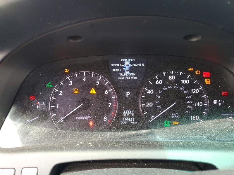 2010 Lexus Ls მანქანა იყიდება აუქციონზე, vin: JTHCL5EF1A5007945, აუქციონის ნომერი: 53099876