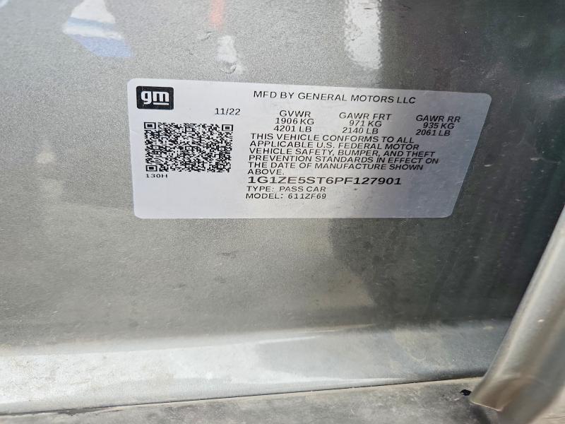2023 Chevrolet Malibu მანქანა იყიდება აუქციონზე, vin: 1G1ZE5ST6PF127901, აუქციონის ნომერი: 54601376