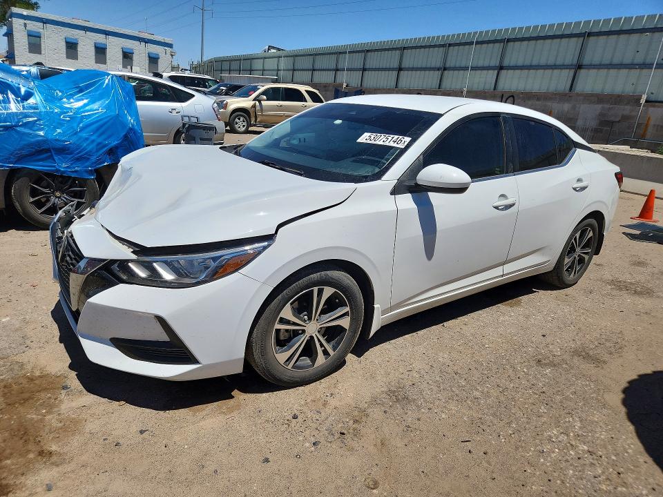 53075146 :رقم المزاد ، 3N1AB8CV9NY236960 vin ، 2022 Nissan Sentra مزاد بيع