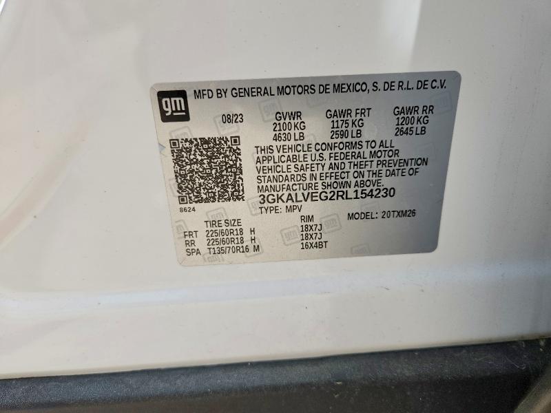 Продажа на аукционе авто 2024 Gmc Terrain, vin: 3GKALVEG2RL154230, номер лота: 51968646