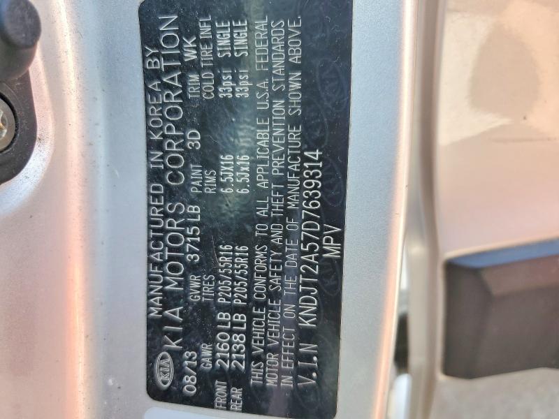 Aukcja sprzedaży 2013 Kia Soul, vin: KNDJT2A57D7639314, numer aukcji: 55198976