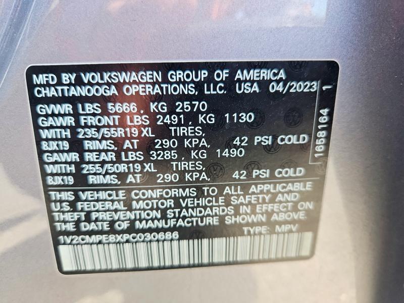 Продаж на аукціоні авто 2023 Volkswagen Id.4, vin: 1V2CMPE8XPC030686, номер лоту: 54730626