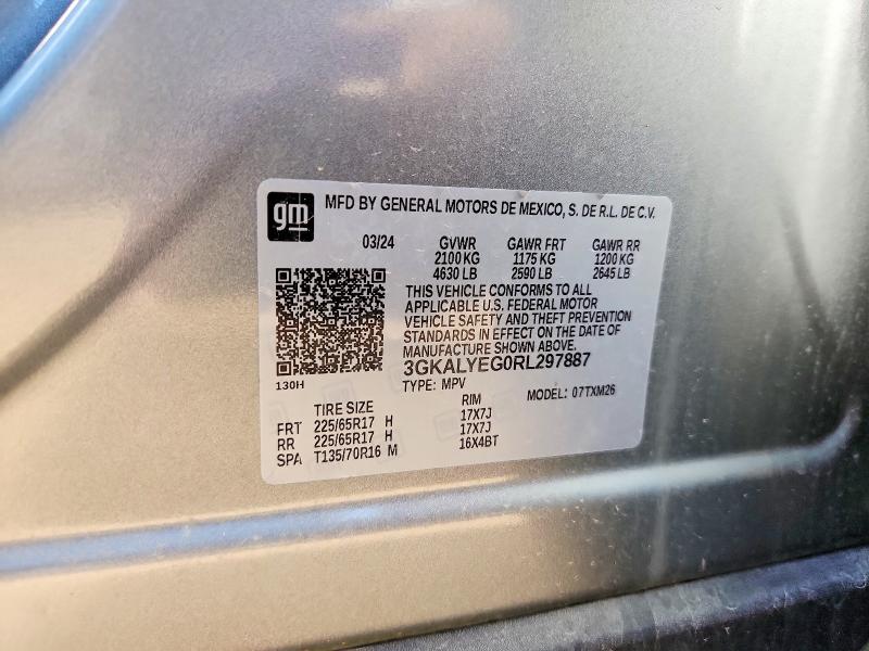 Продажа на аукционе авто 2024 Gmc Terrain, vin: 3GKALYEG0RL297887, номер лота: 54538856