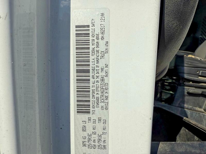 Продаж на аукціоні авто 2015 Ram Promaster 1500, vin: 3C6TRVAG3FE518641, номер лоту: 52424526