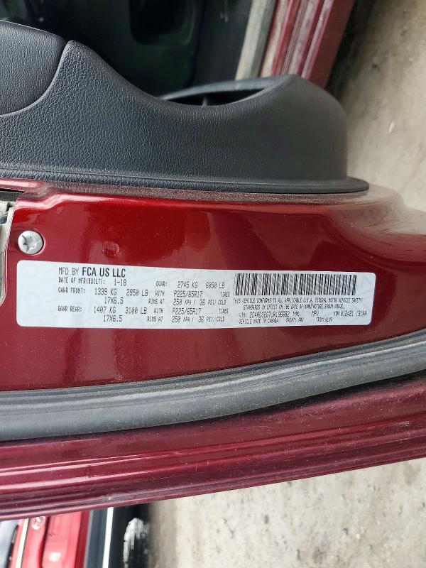 Aukcja sprzedaży 2018 Dodge Grand Caravan, vin: 2C4RDGEG7JR196682, numer aukcji: 54615186