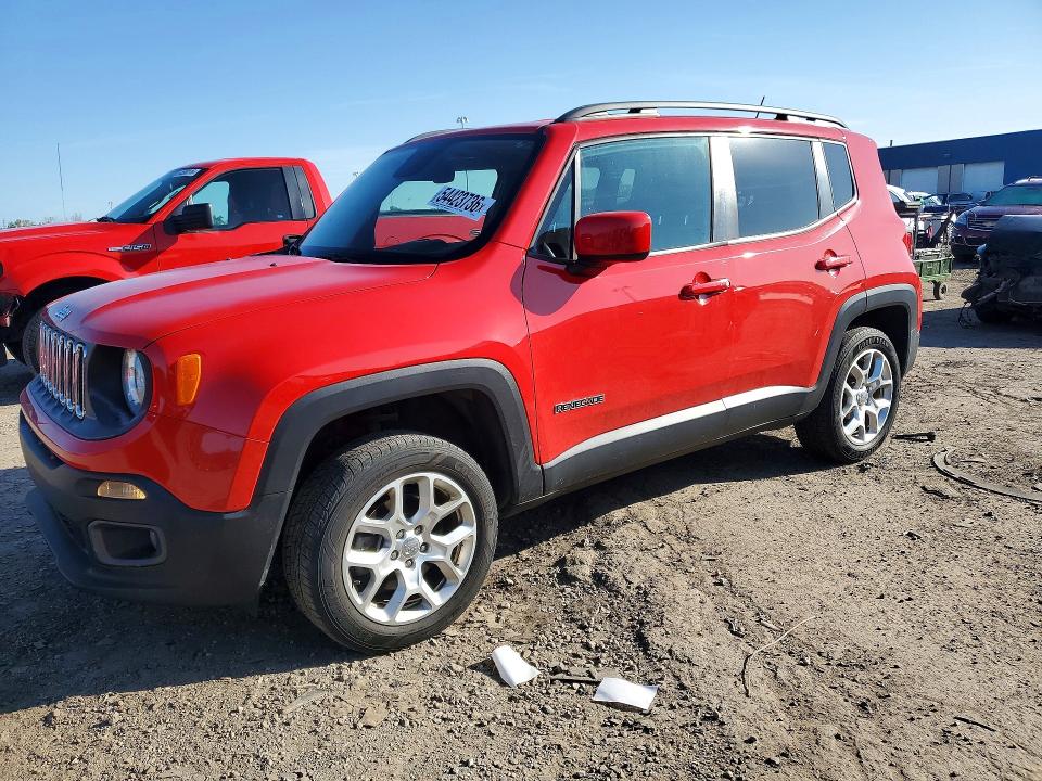 Aukcja sprzedaży 2016 Jeep Renegade, vin: ZACCJBBT4GPD57893, numer aukcji: 54423736