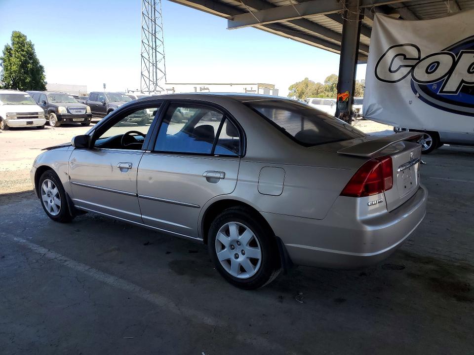 2001 Honda Civic მანქანა იყიდება აუქციონზე, vin: 1HGES26731L076636, აუქციონის ნომერი: 54433856