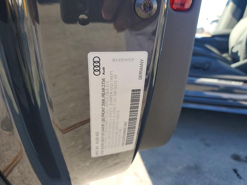 Aukcja sprzedaży 2021 Audi A5, vin: WAU2AGF59MN001462, numer aukcji: 52356236