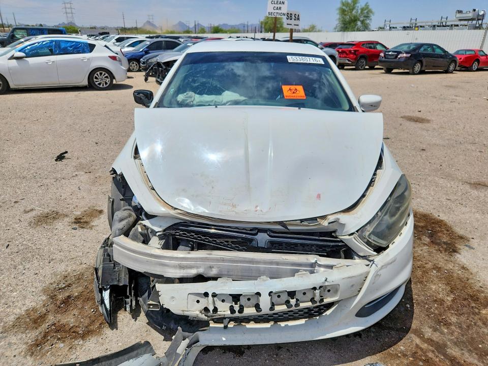 53380716 :رقم المزاد ، 1C3CDFBB3FD222766 vin ، 2015 Dodge Dart مزاد بيع