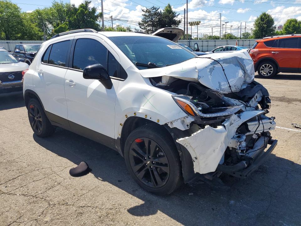 2021 Chevrolet Trax მანქანა იყიდება აუქციონზე, vin: KL7CJPSB6MB351553, აუქციონის ნომერი: 53444686