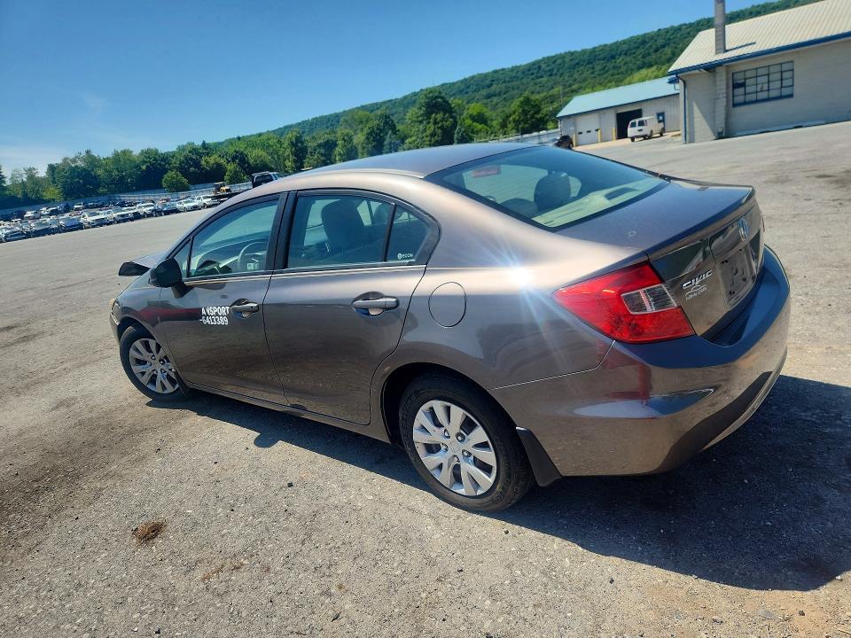 Продажа на аукционе авто 2012 Honda Civic, vin: 19XFB2F57CE021300, номер лота: 54997686